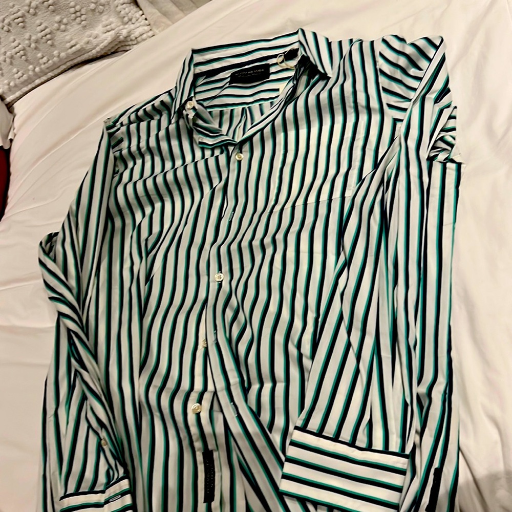 scotch & soda long sleeve dress shirt